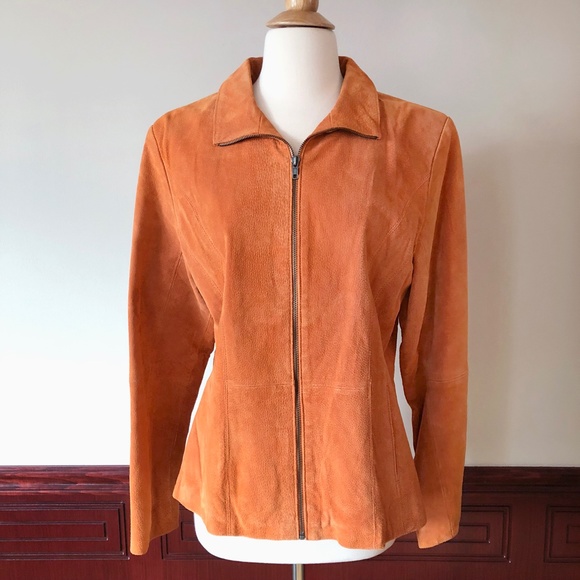 Wilsons Leather Maxima • Suede Leather Jacket - Picture 2 of 9